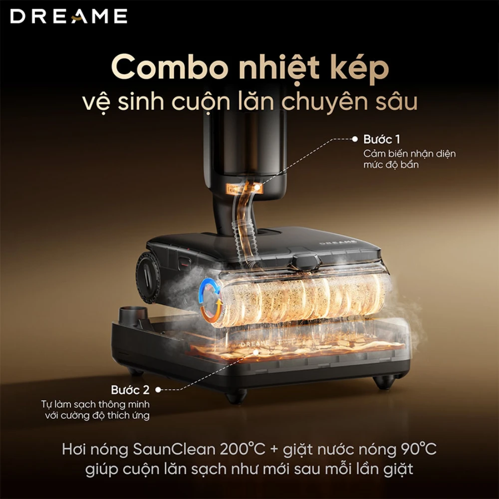 Máy hút bụi khô và ướt Dreame H16 Steam