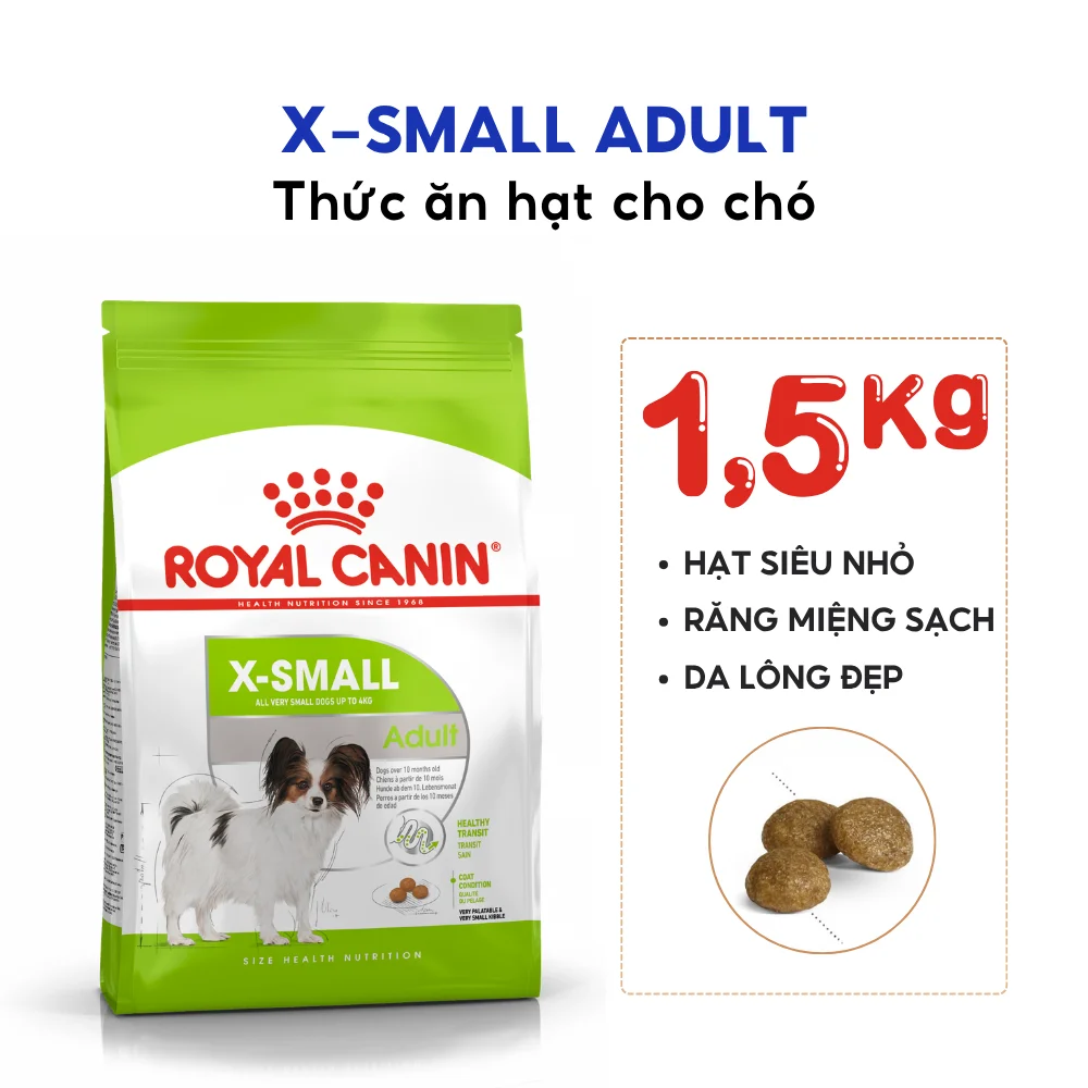 Thức Ăn Hạt Cho Chó Xsmall Adult