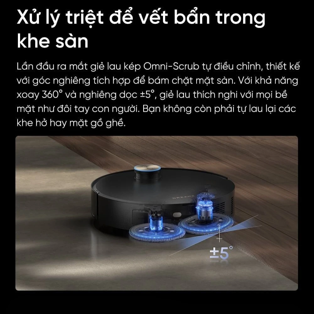 Robot hút bụi lau nhà thông minh Dreame X50 Pro Ultra