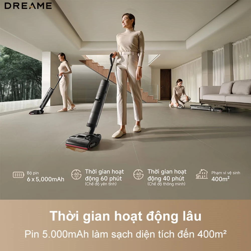 Máy hút bụi lau sàn thông minh Dreame H15 Pro