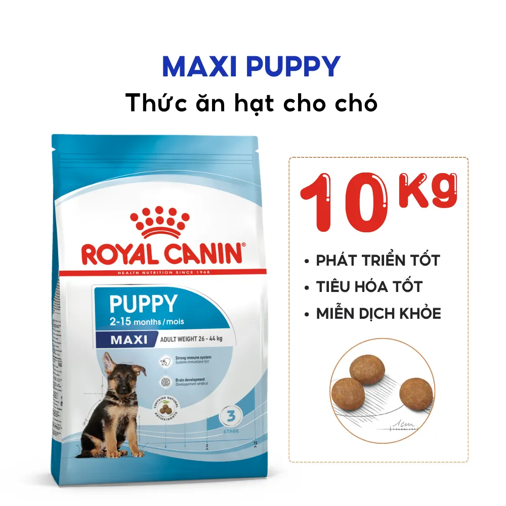 Thức Ăn Hạt Cho Chó Maxi Puppy