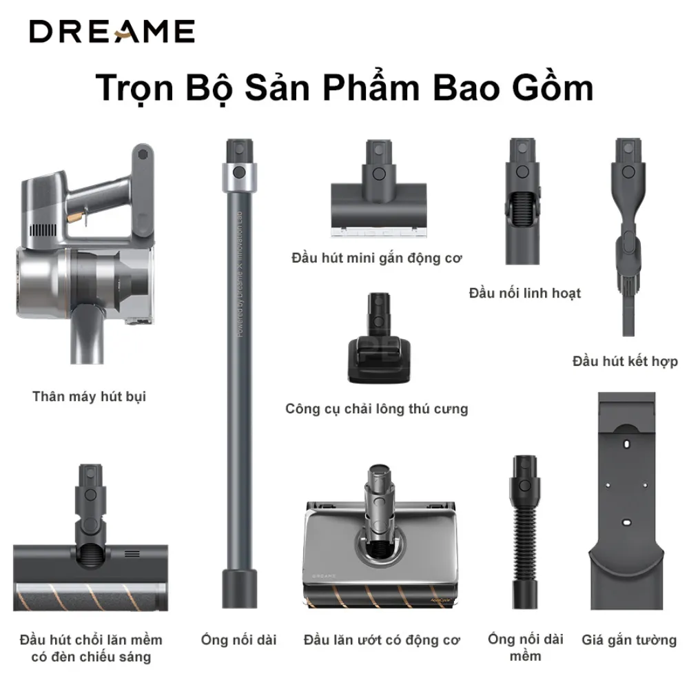 Máy hút bụi không dây đa năng Dreame V18S Aqua
