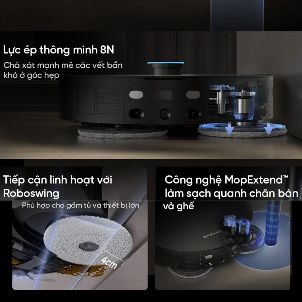 Robot hút bụi lau nhà thông minh Dreame X50 Pro Ultra