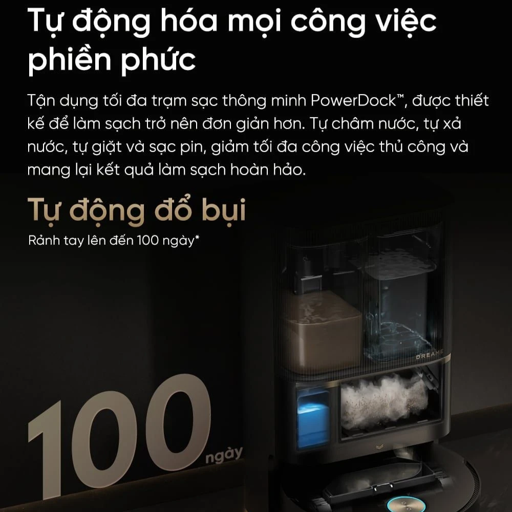 Robot hút bụi lau nhà thông minh Dreame X50 Pro Ultra