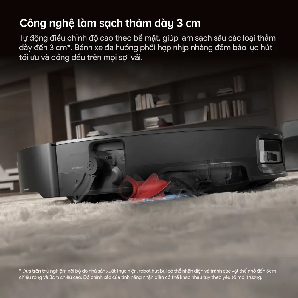 Robot hút bụi lau nhà Roborock Saros 20 Sonic
