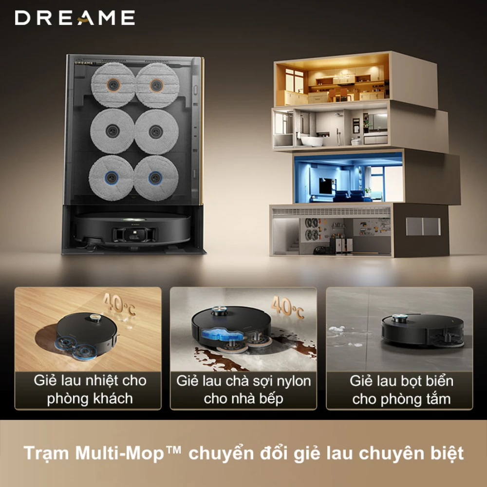 Robot hút bụi lau nhà thông minh Dreame Matrix10 Ultra