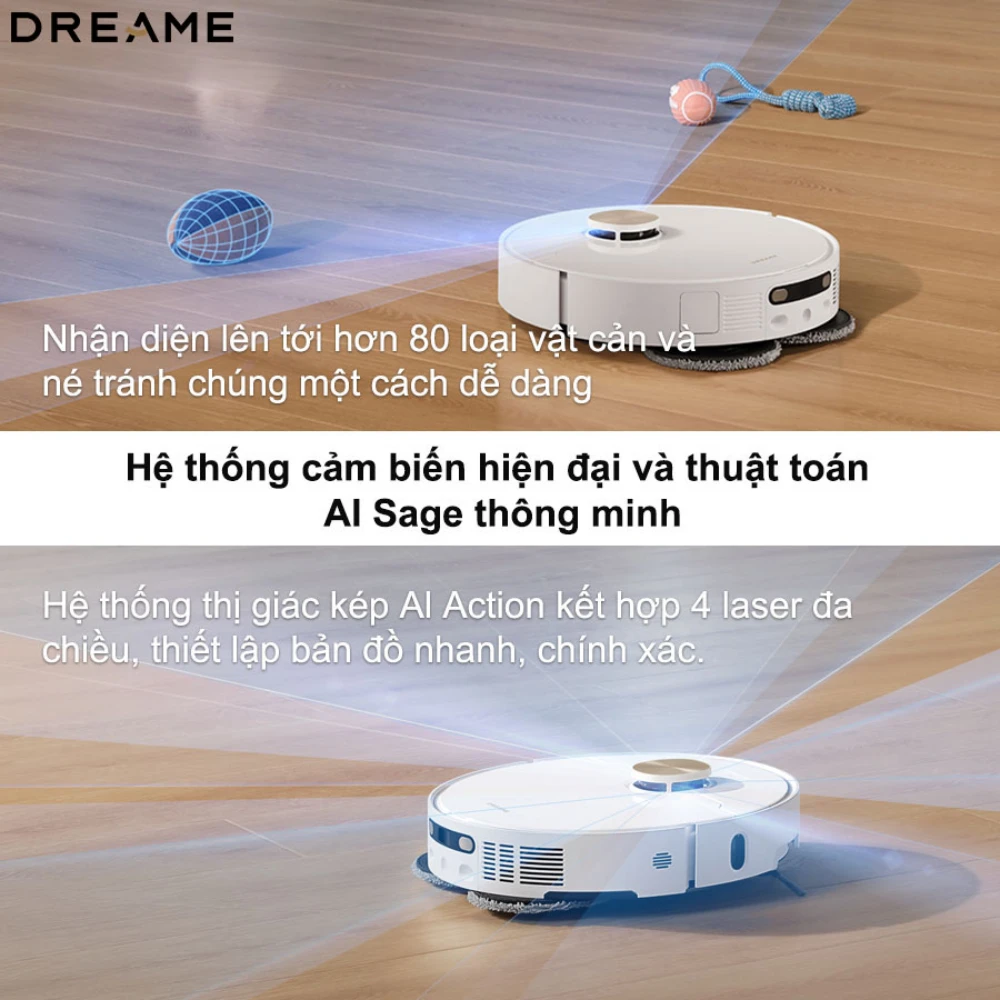Robot hút bụi lau nhà thông minh Dreame X40 Ultra
