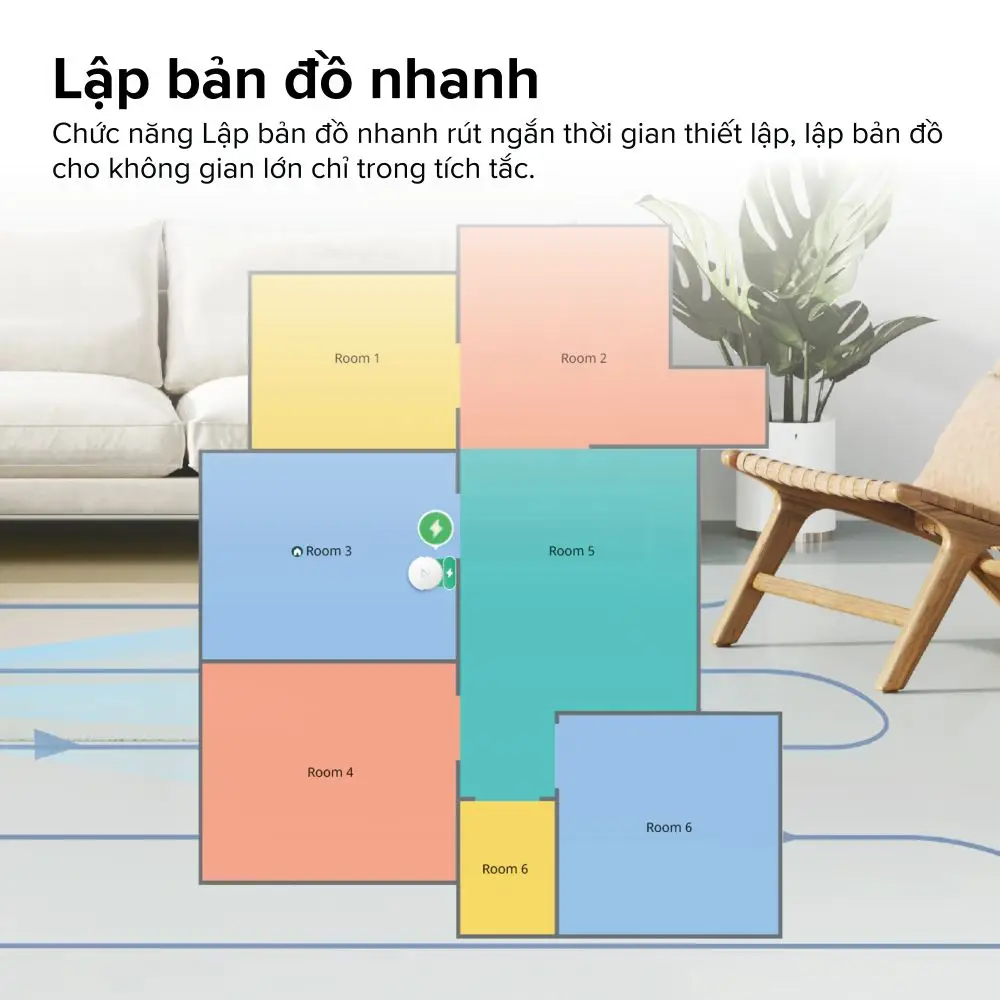 Robot hút bụi lau nhà Roborock Q7 TF+