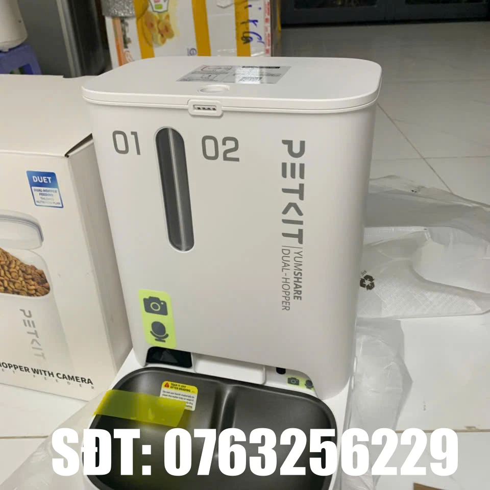 Thanh Lý Máy Ăn Có Camera PETKIT YumShare Dual-Hopper 1