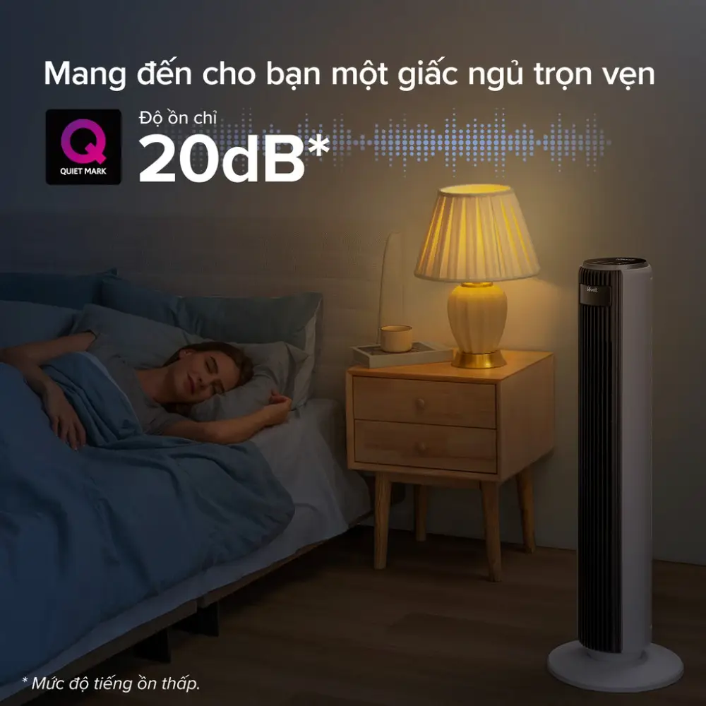 Quạt tháp điều hòa thông minh Levoit Tower Fan 36 inches DC