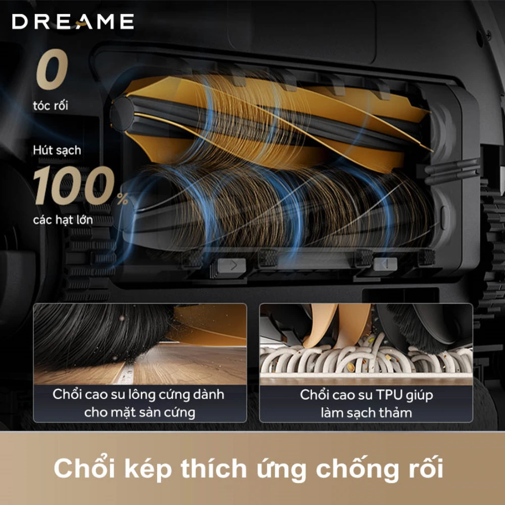 Robot hút bụi lau nhà thông minh Dreame Aqua10 Roller