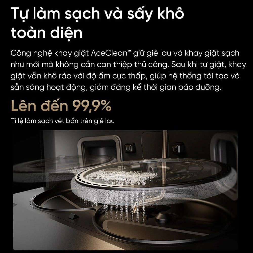 Robot hút bụi lau nhà thông minh Dreame X50 Pro Ultra