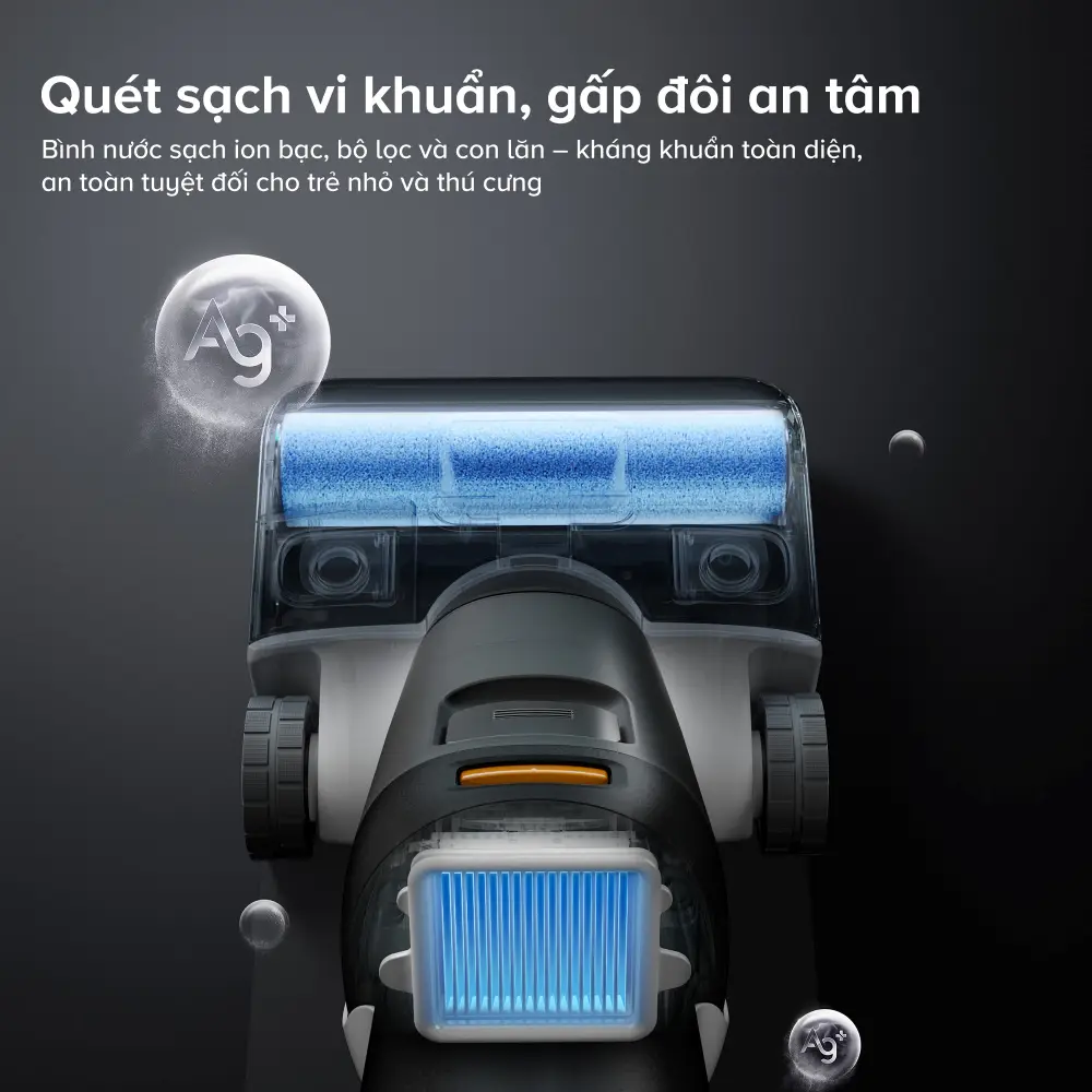 Máy hút bụi lau nhà cầm tay Roborock F25 ACE Combo