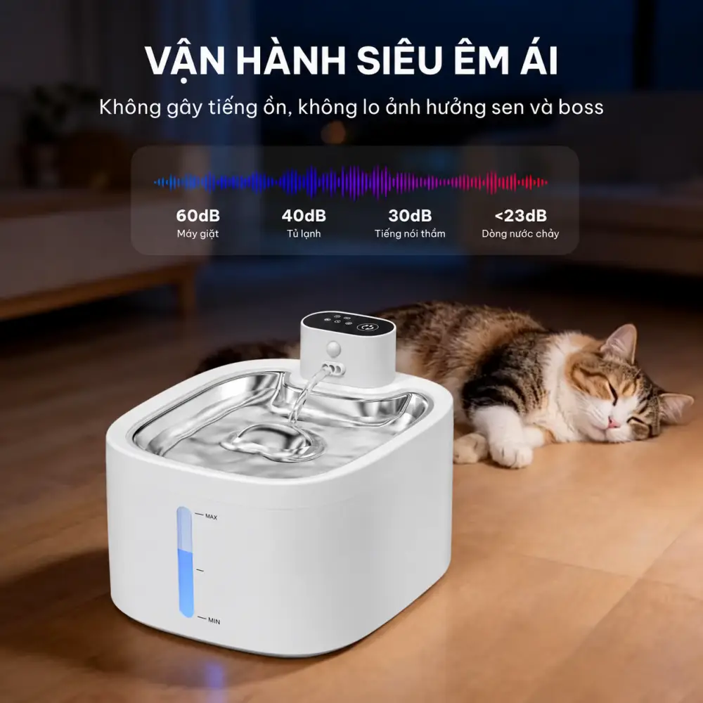 Máy lọc nước cho chó mèo HELIPET Pure 7 (P7)