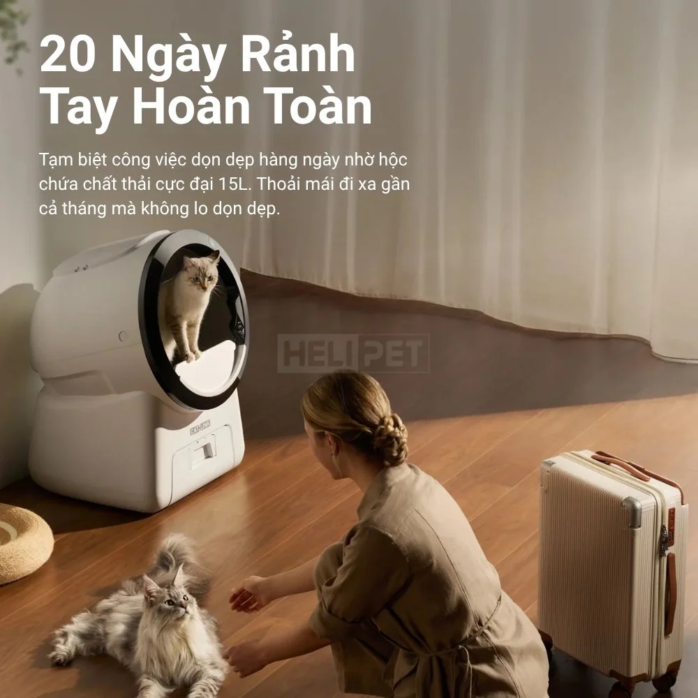 Máy vệ sinh cho mèo Catlink Scoop Robot Pro