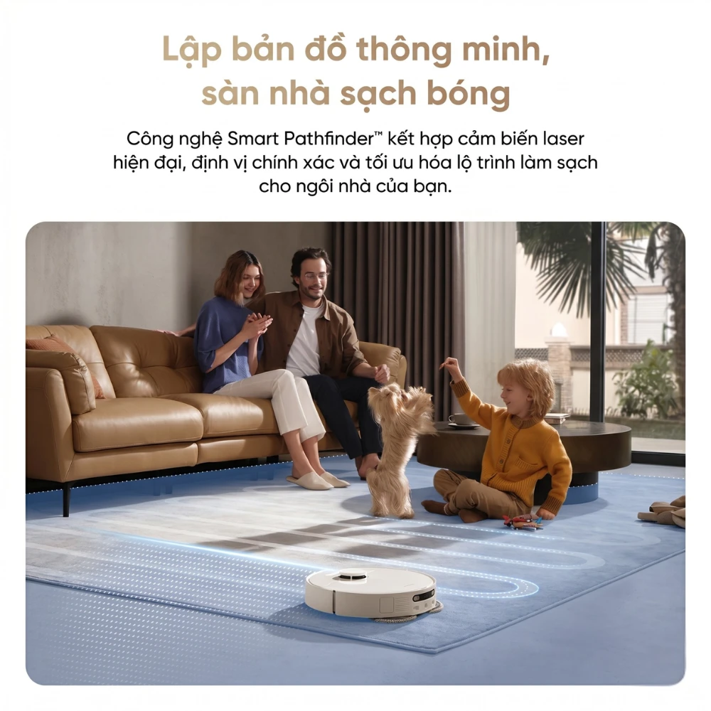 Robot hút bụi lau nhà Dreame D20 Ultra