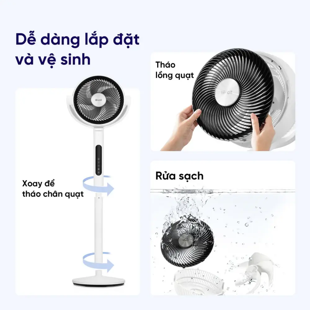 Quạt tuần hoàn không khí Levoit CirculAir