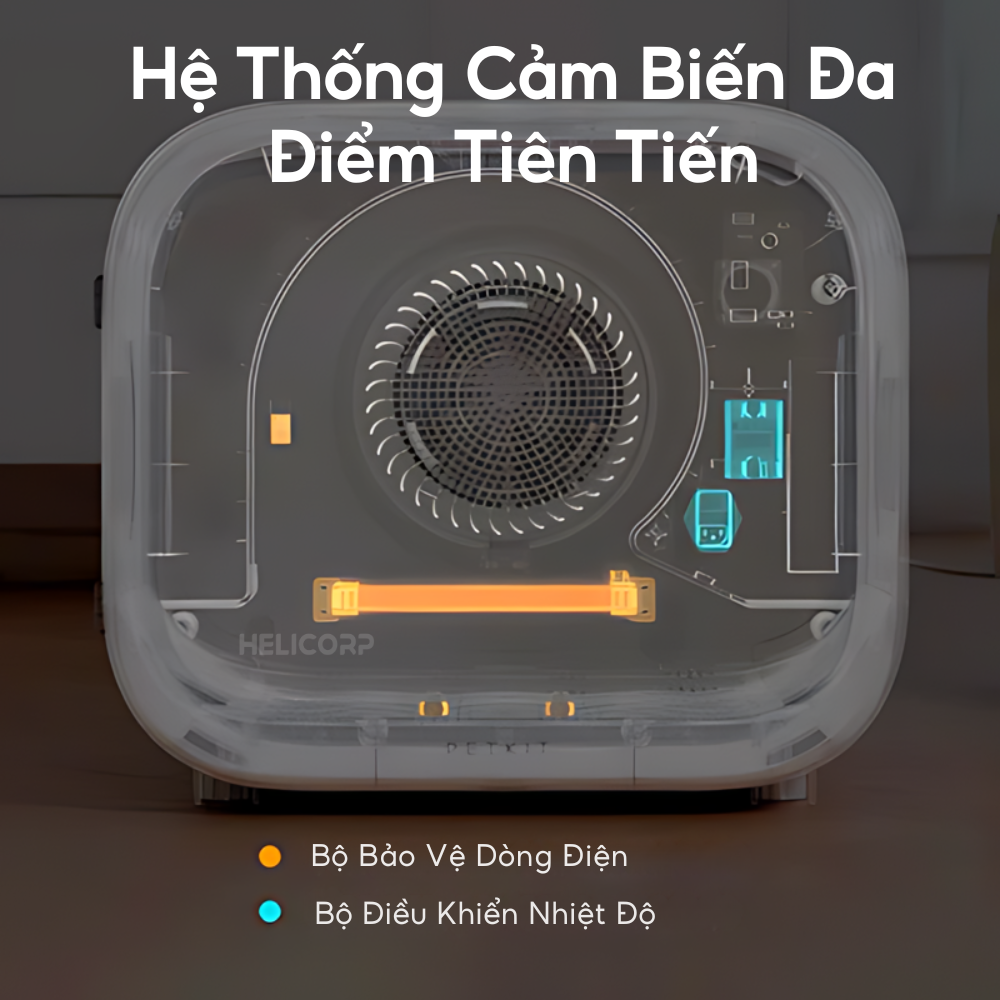 Lồng sấy lông chó mèo PETKIT AirSalon Max Pro Ozone