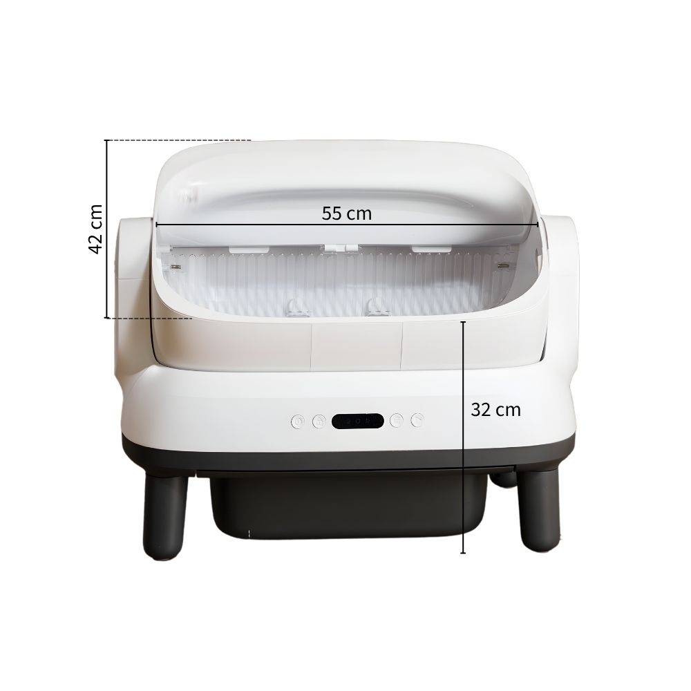 Máy dọn vệ sinh mèo HeLiPet Open Top Pro Plus