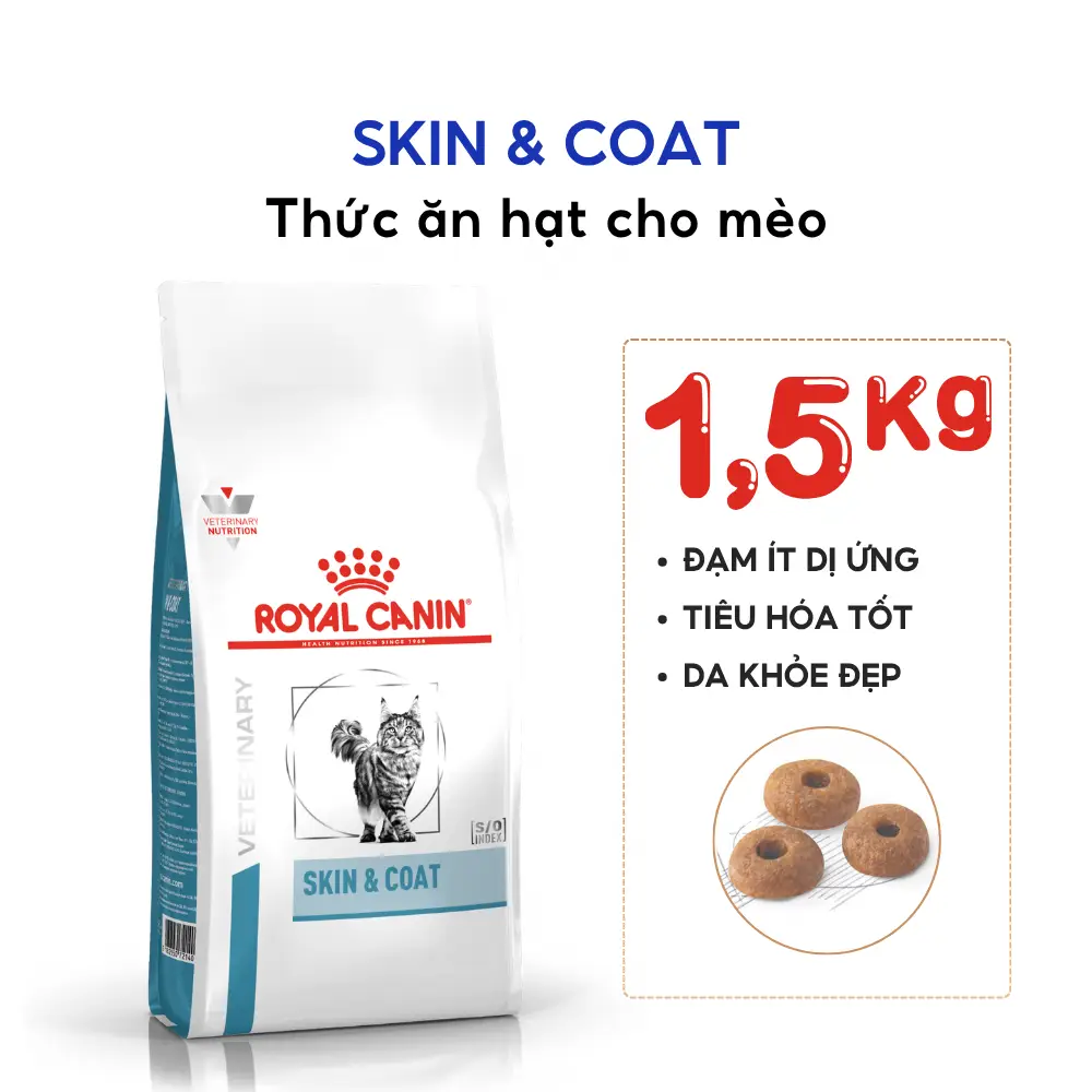 Thức Ăn Hạt Cho Mèo Hỗ Trợ Da & Lông Royal Canin Skin & Coat