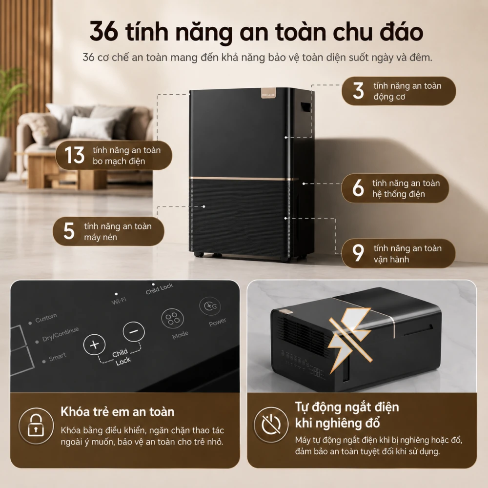 Máy hút ẩm Dreame DB40
