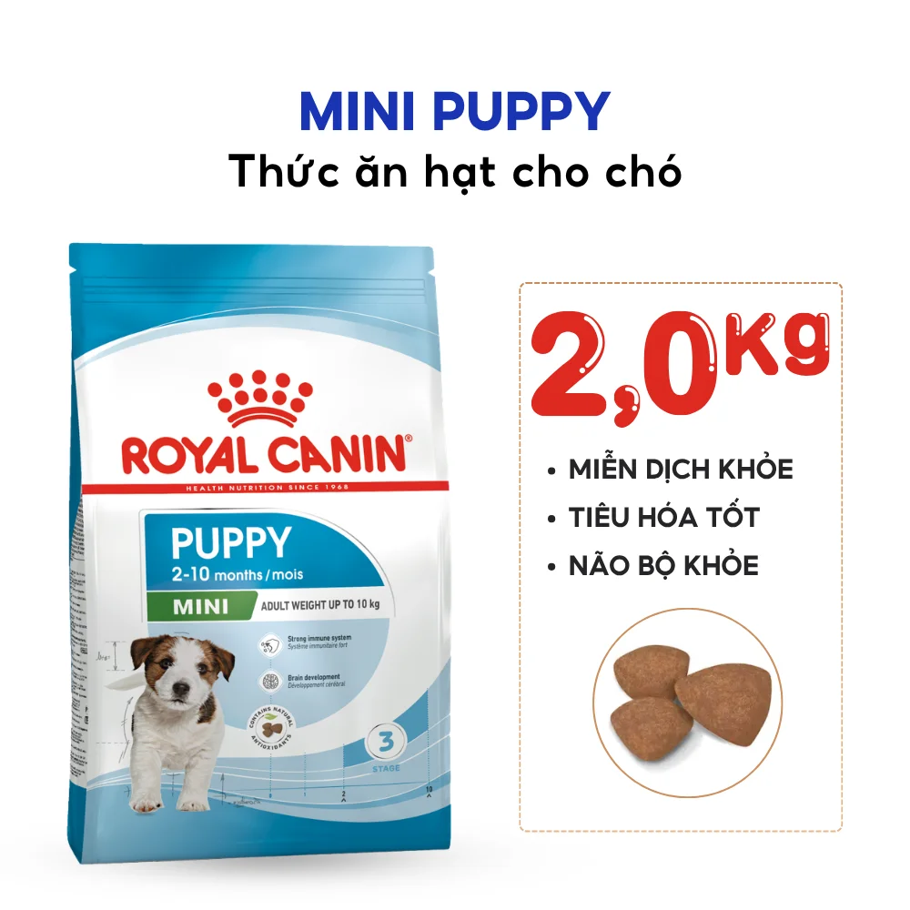 Thức Ăn Hạt Cho Chó Con Giống Nhỏ Royal Canin Mini Puppy
