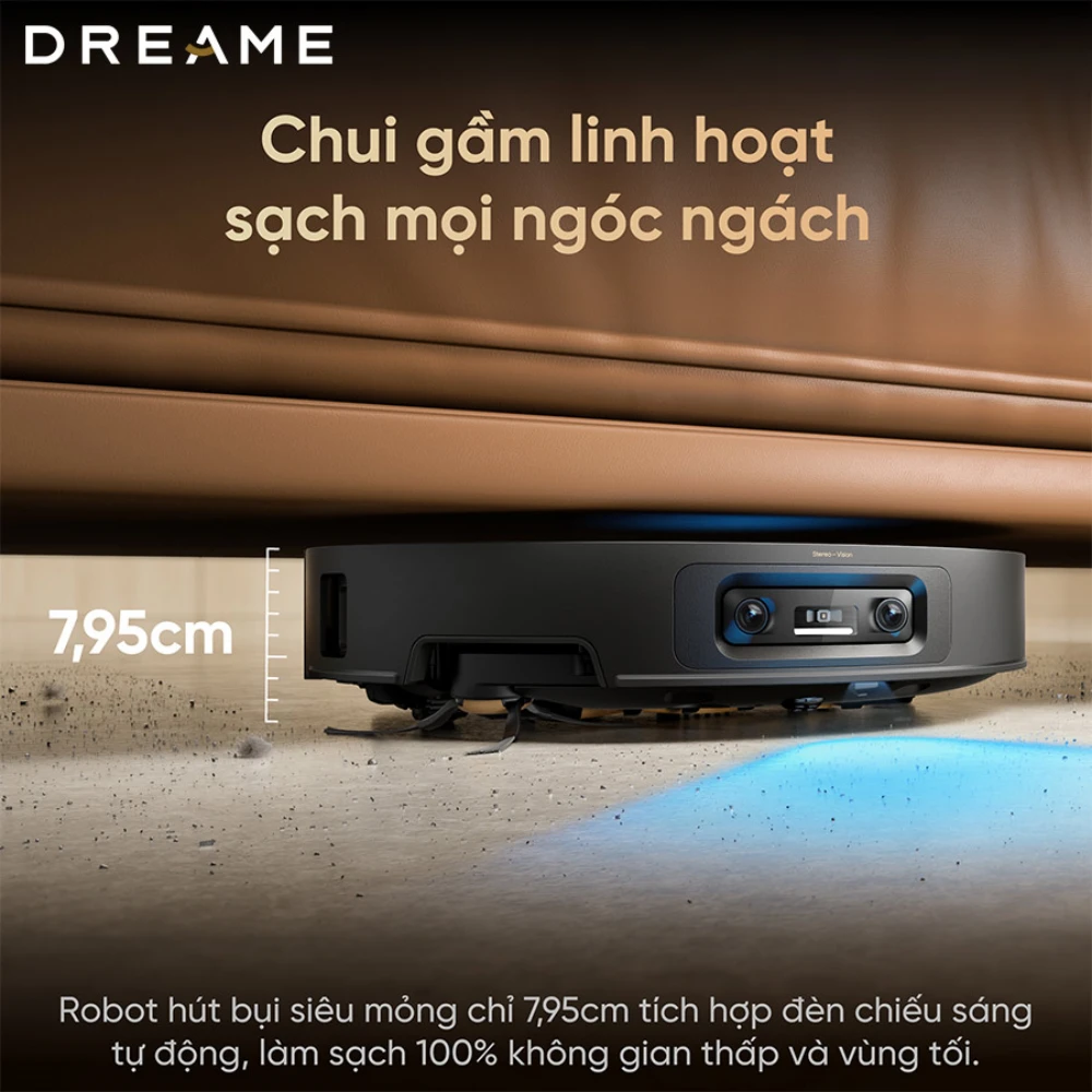 Robot hút bụi lau nhà thông minh Dreame X60 Master