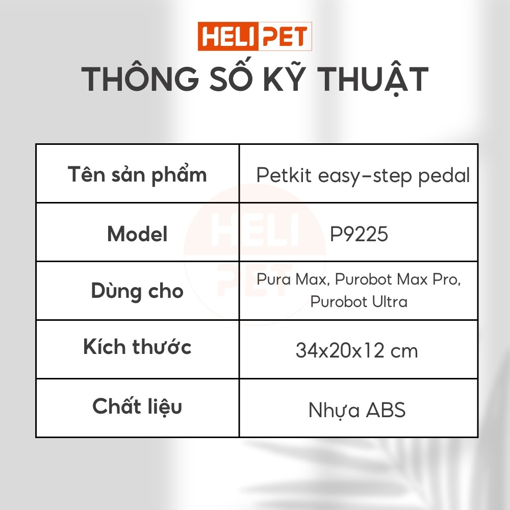 Bậc thang chống văng cát Petkit Easy-Step Pedal