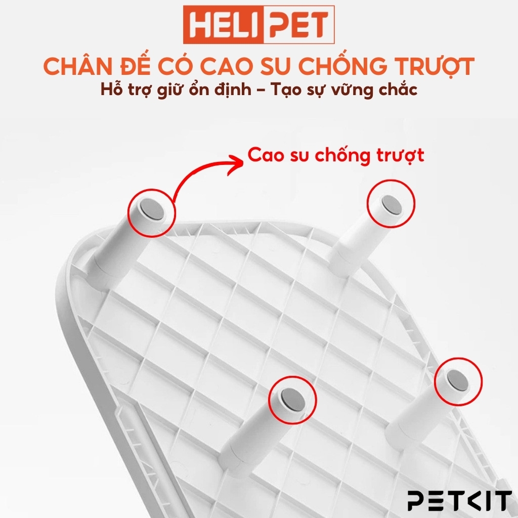 Bậc thang tăng chiều cao, chống kiến cho máy ăn Petkit