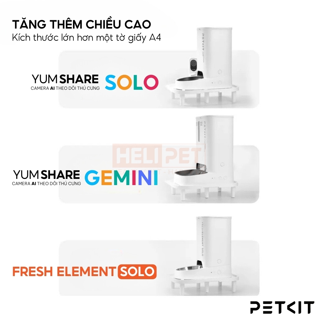 Bậc thang tăng chiều cao, chống kiến cho máy ăn Petkit