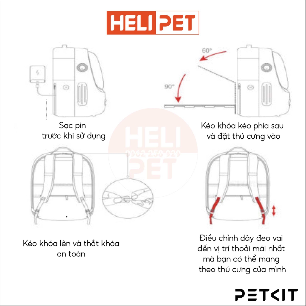 Balo phi hành gia Petkit Breezy Dome 2