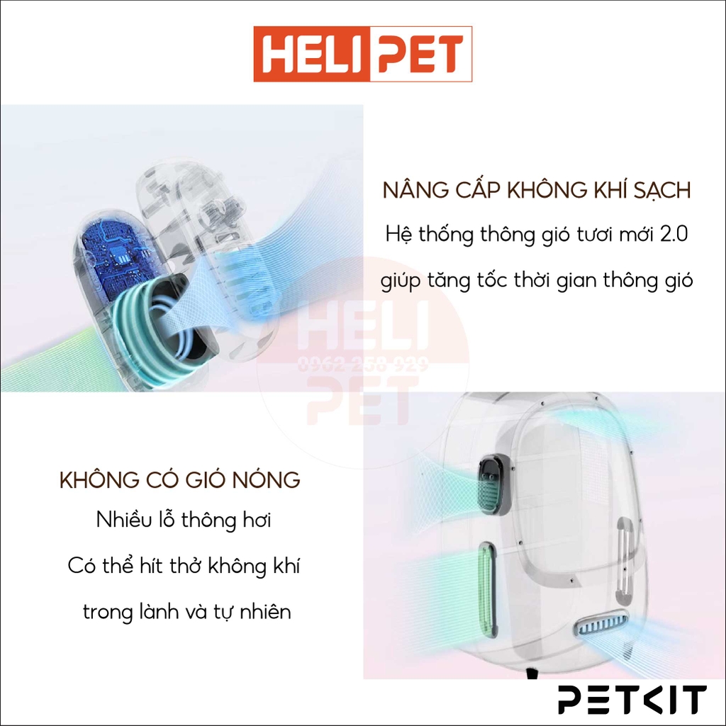 Balo phi hành gia Petkit Breezy Dome 2