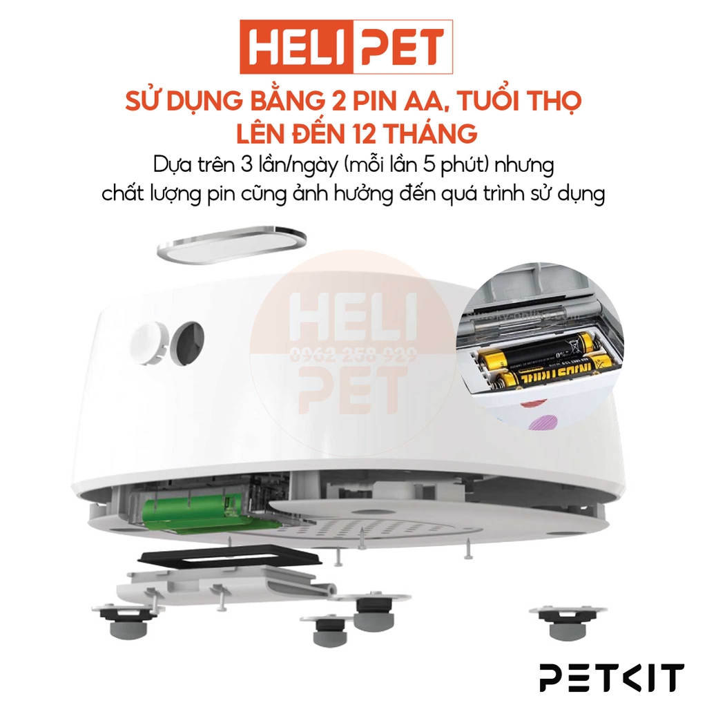 Bát ăn định lượng cho chó mèo Petkit