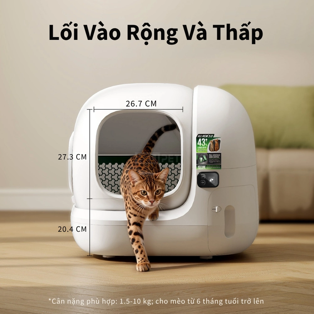 Máy dọn vệ sinh mèo PETKIT Purobot Max 3