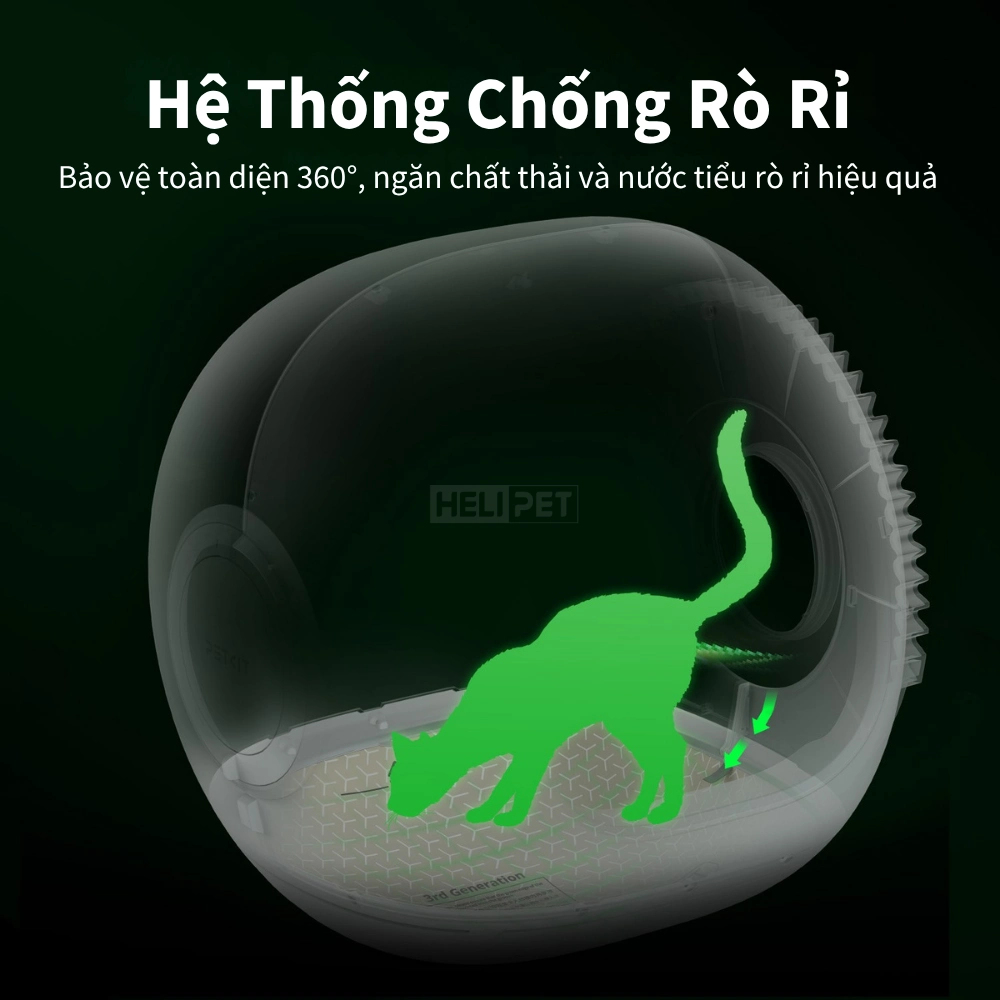 Máy dọn vệ sinh mèo PETKIT Purobot Max 3