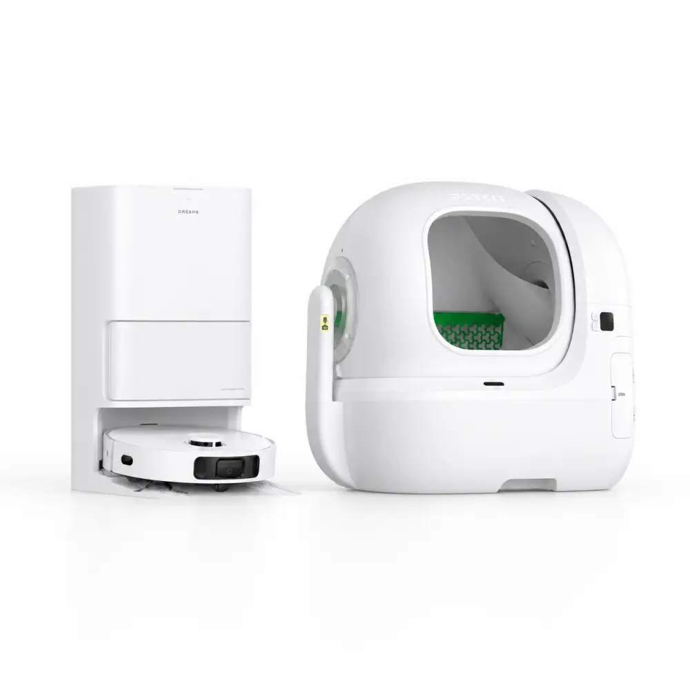 Combo máy vệ sinh Petkit + Robot hút bụi lau nhà Dreame
