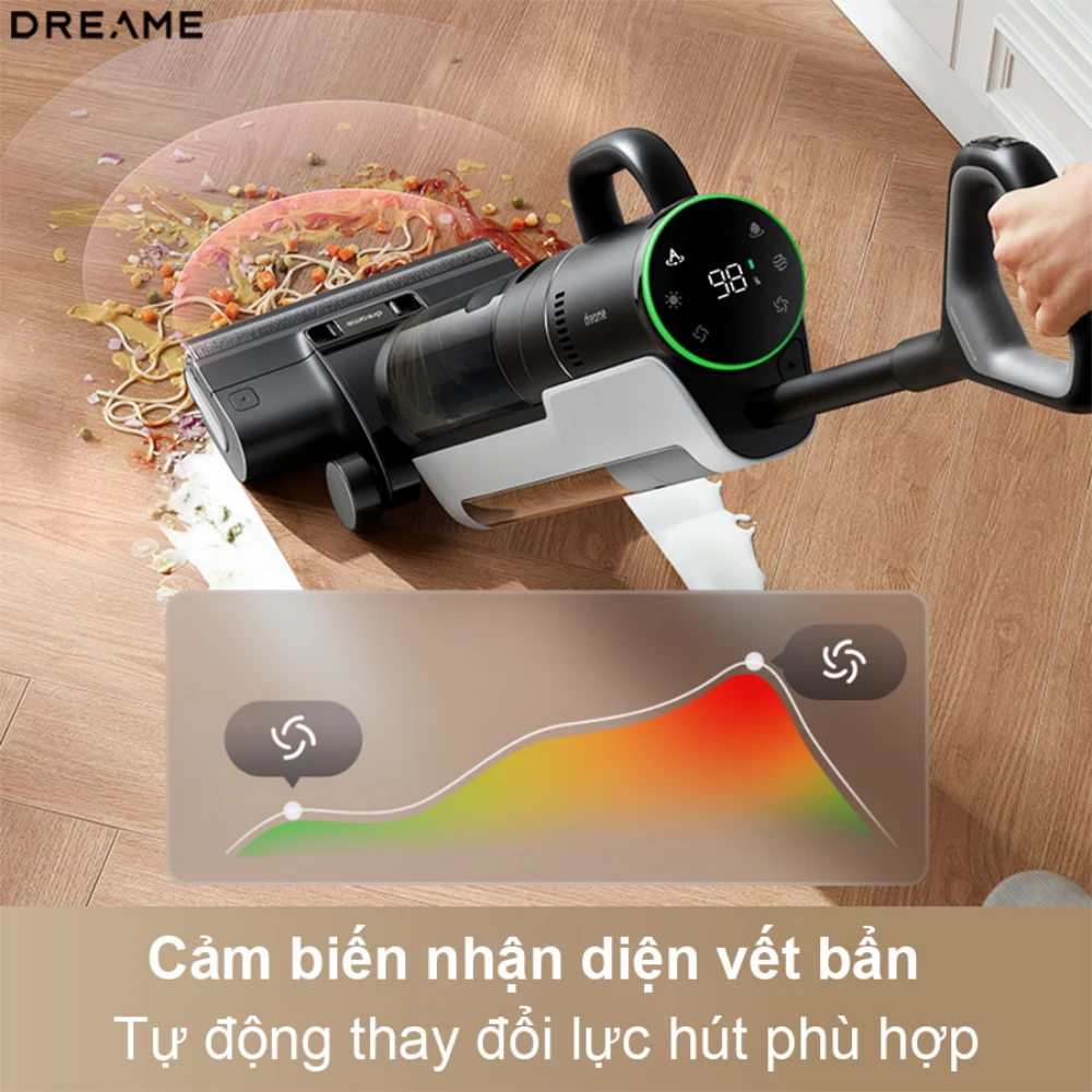 Máy lau sàn hút bụi thông minh Dreame H12 Dual
