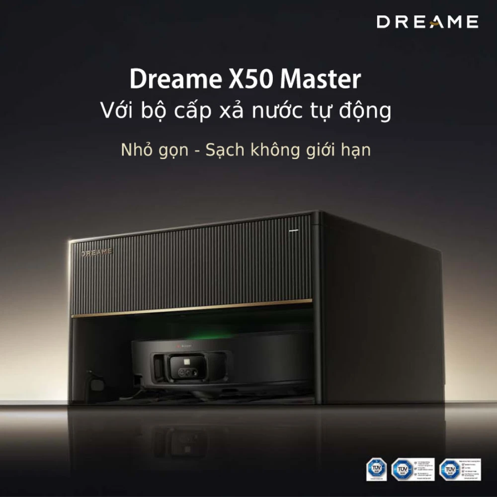 Robot hút bụi lau nhà thông minh Dreame X50 Master