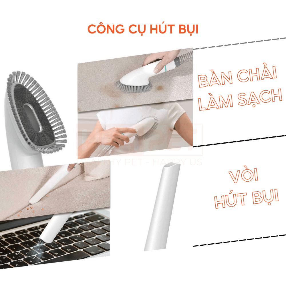 Máy chải hút lông chó mèo Neakasa P1 Pro 5-in-1 Pet Grooming Vacuum