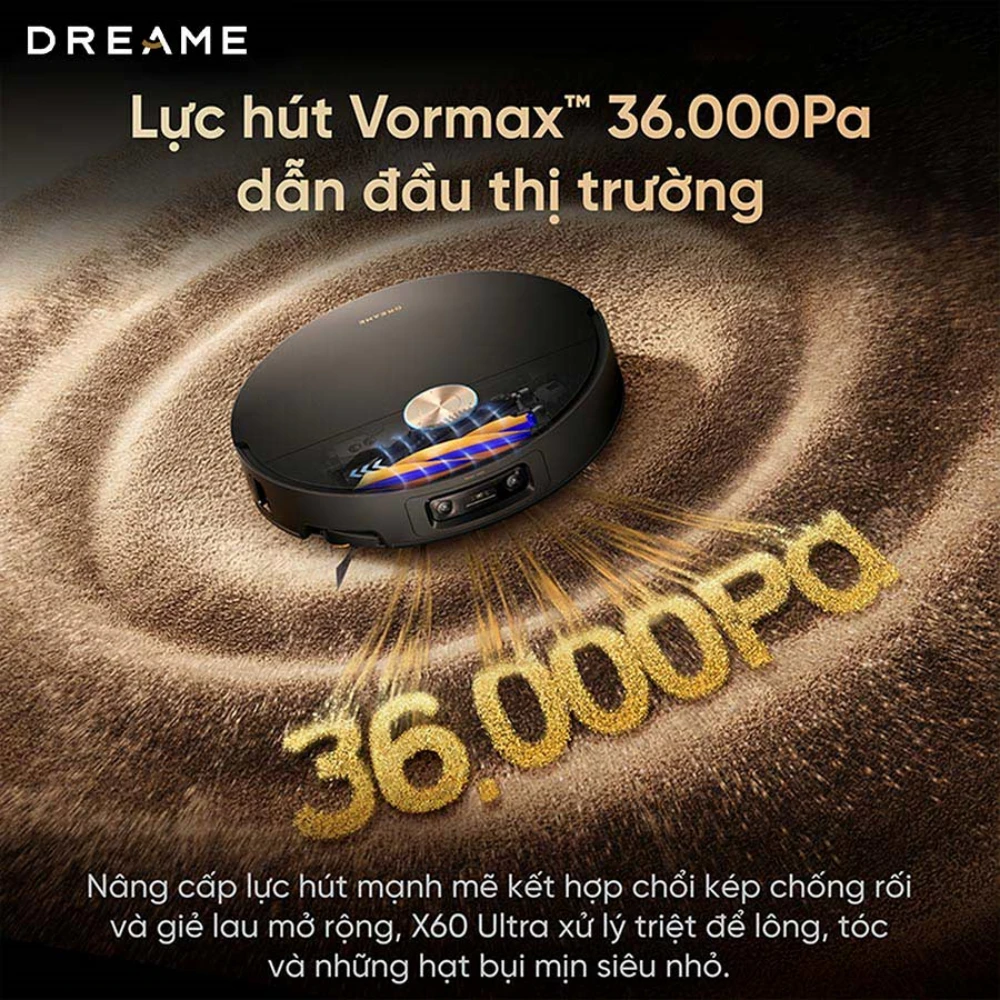 Robot hút bụi lau nhà thông minh Dreame X60 Ultra