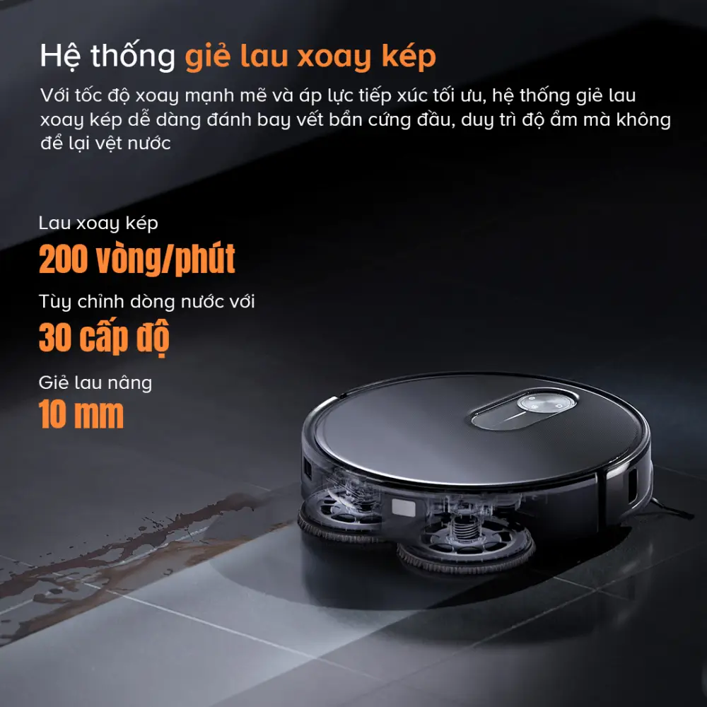 Robot hút bụi lau nhà Roborock Q Revo Slim