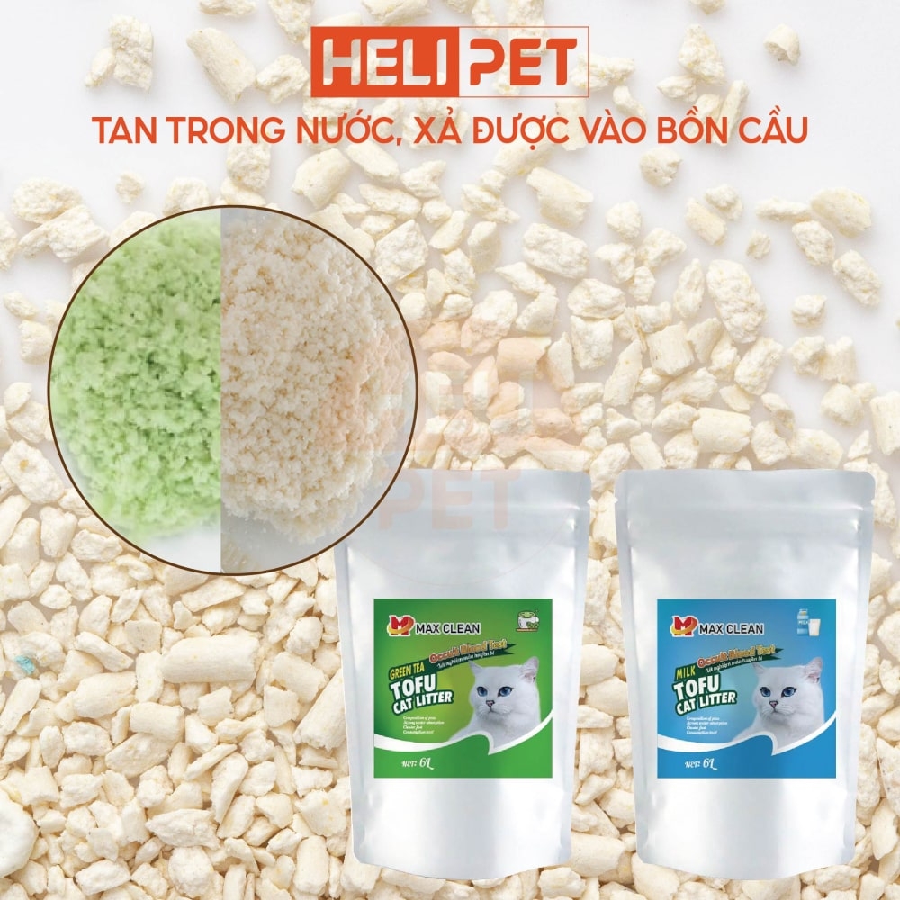 Cát đậu nành phát hiện máu Max Clean
