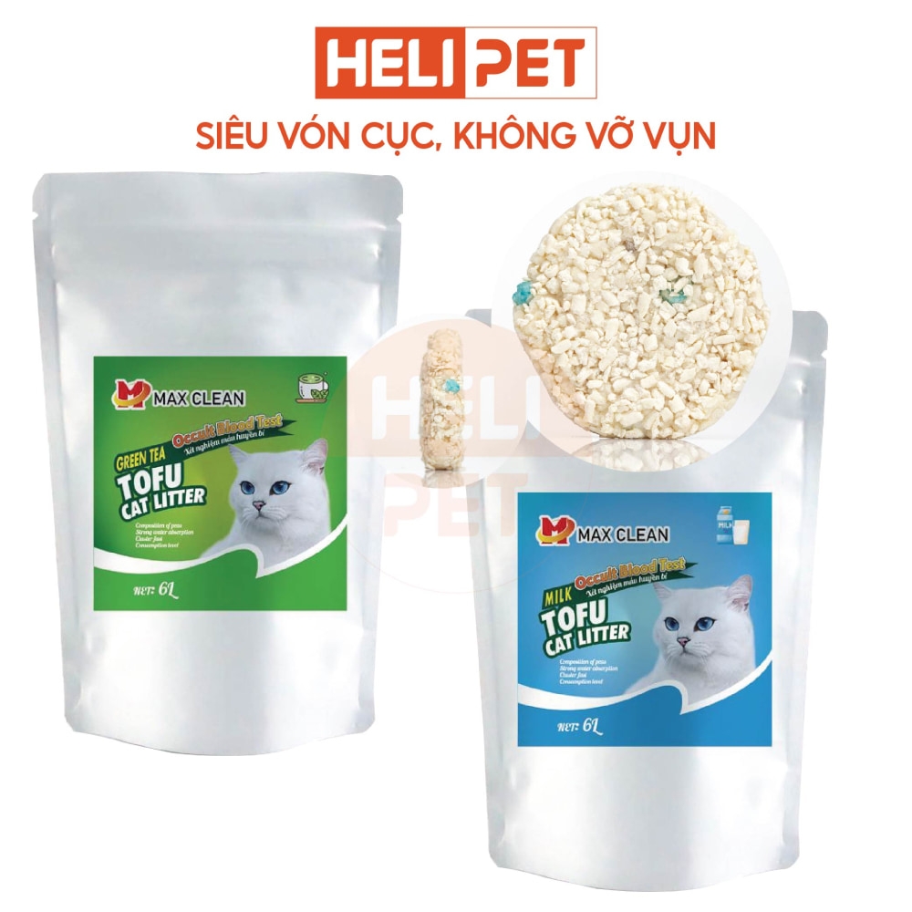 Cát đậu nành phát hiện máu Max Clean