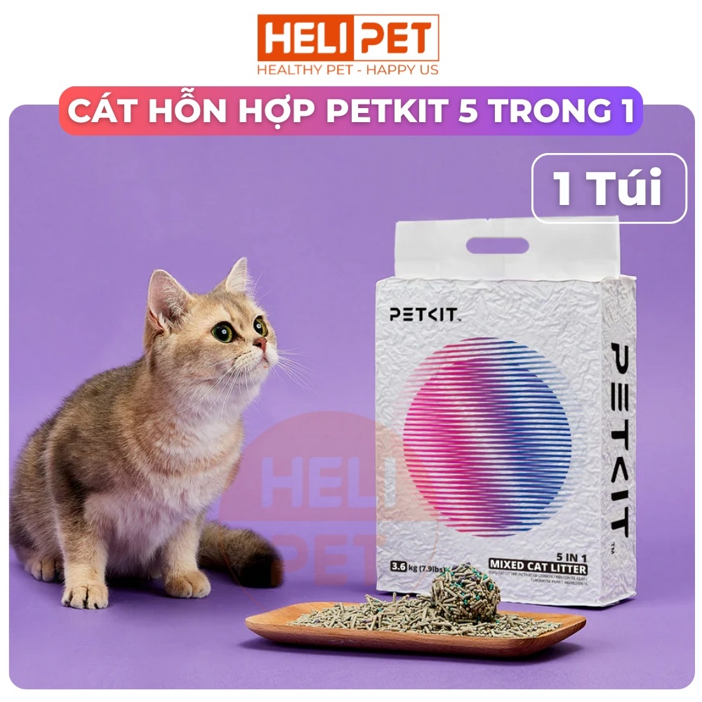 Cát hỗn hợp PETKIT - Xả được trong bồn cầu