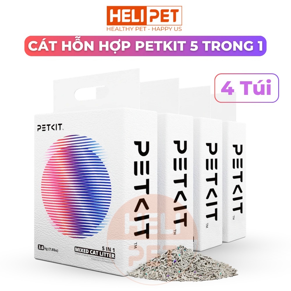Cát hỗn hợp PETKIT - Xả được trong bồn cầu
