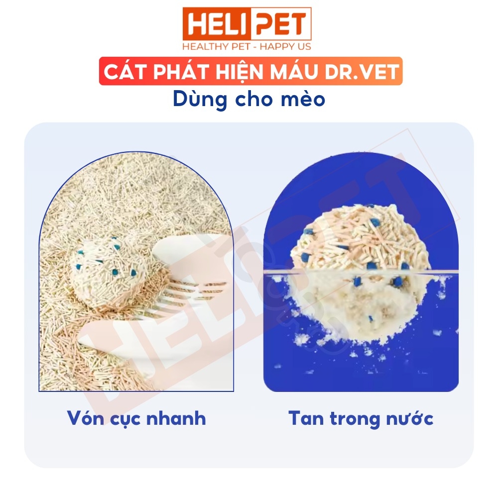 Cát phát hiện máu DR.VET