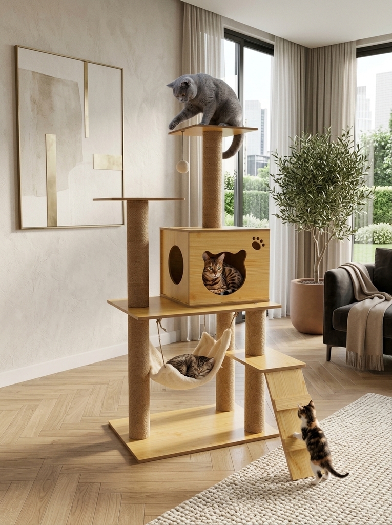 Cat tree HELIPET M015