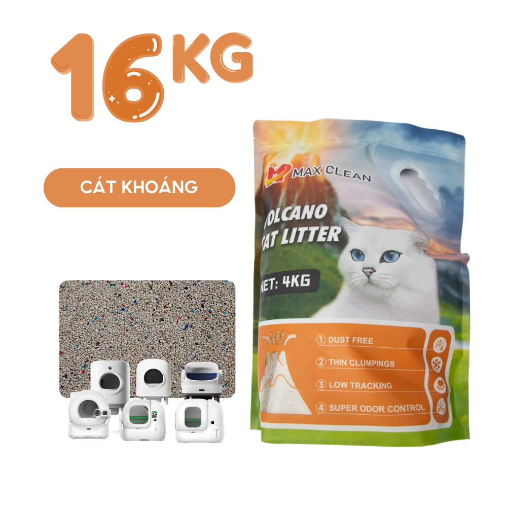 Cát khoáng Max Clean hạt nhuyễn