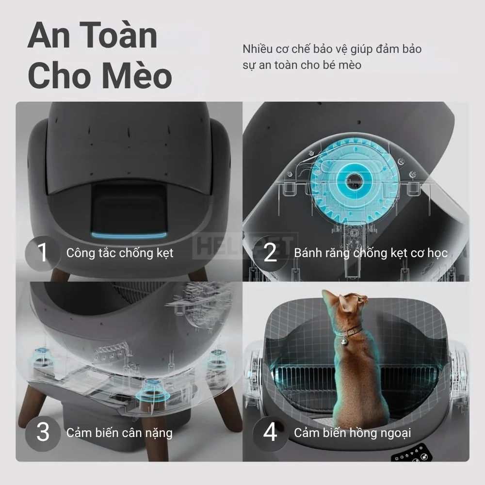 Máy vệ sinh cho mèo Catlink Scooper Open X+