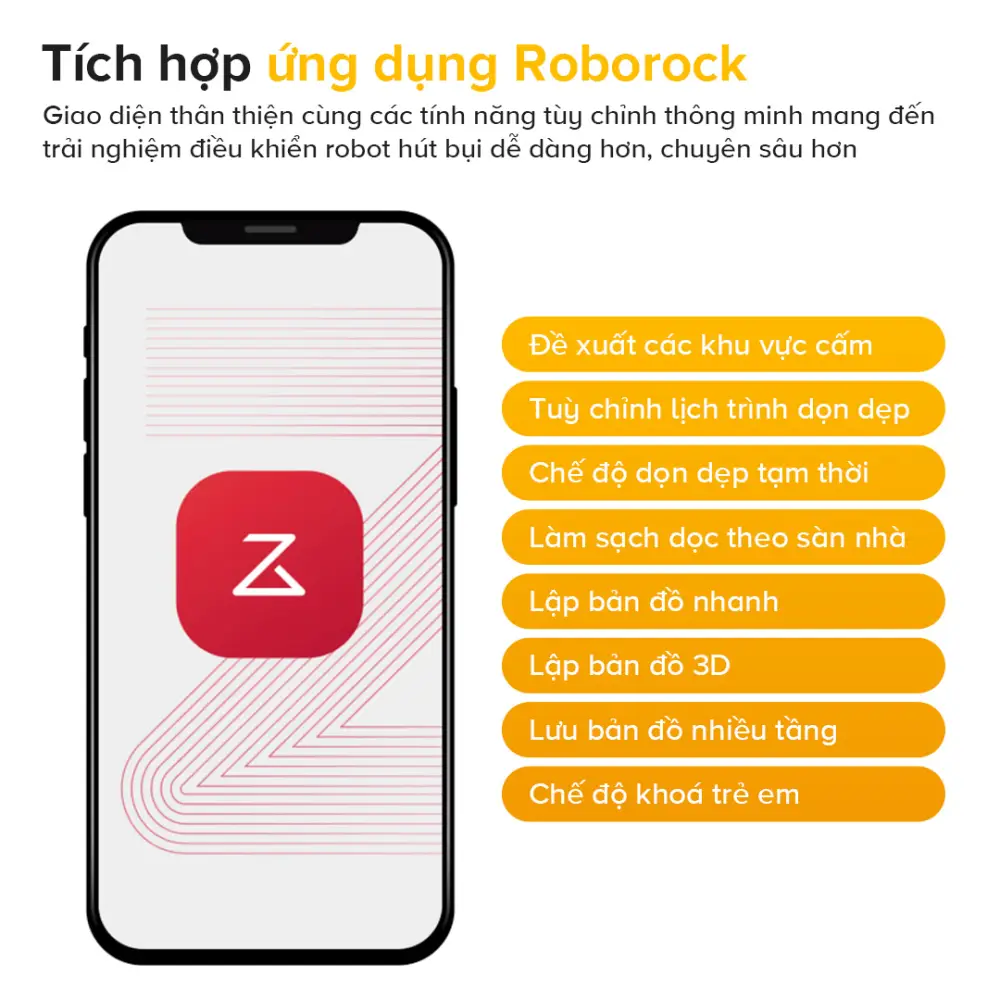 Robot hút bụi lau nhà Roborock QR 798